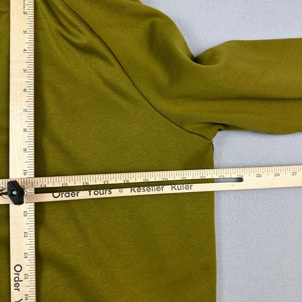 Nike Hoodie Men Large Green Solid Block Logo Standard Sweatshirt Swoosh Dri Fit